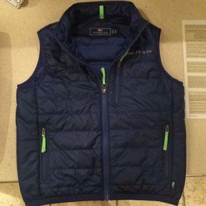 Boys vest size 8-10 S navy blue